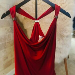Cache Vibrant Red Apparel Camisole Top